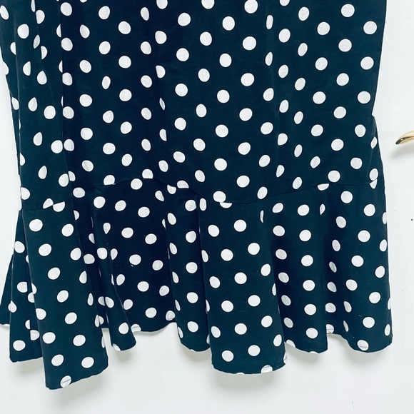 Polka Dot Dress with Pink Accent - Picture 3 of 10